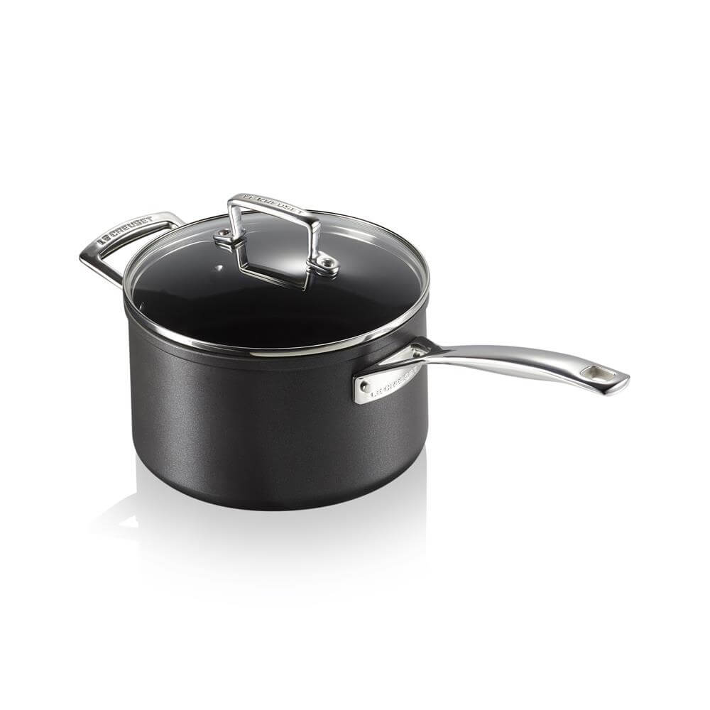 Le Creuset Toughened Non-Stick Saucepan with Glass Lid